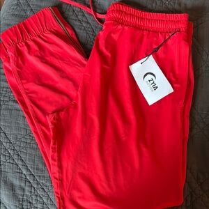 Zyia Active Red Everywhere Joggers